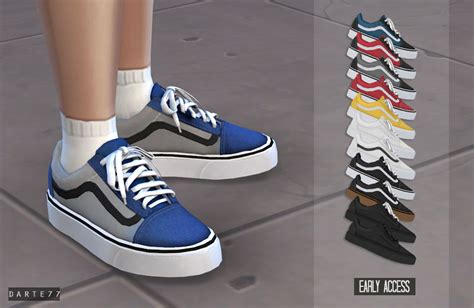 Vans Old Skool - Early Access - Darte77 | Custom Content for TS4 | Sims ...