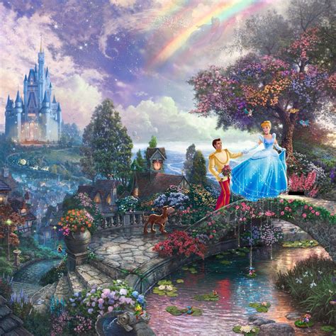 Disney | Disney paintings, Thomas kinkade art, Thomas kinkade disney