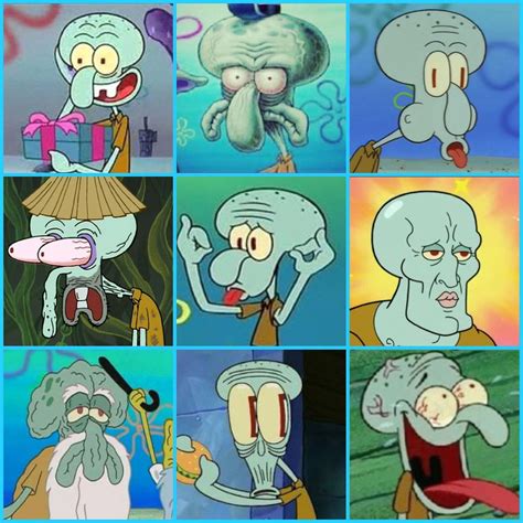 55 Squidward Spongebob Meme Faces