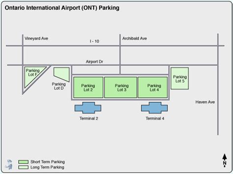 Ontario International Airport Terminal Map