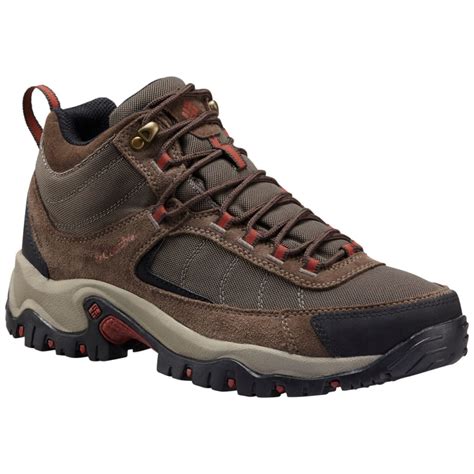 COLUMBIA Men's Granite Ridge Mid Waterproof Hiking Boots, Mud Rusty ...