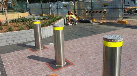 Stainless Steel Retractable Bollards | Leda Security Products