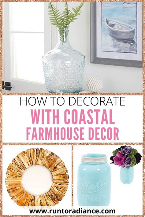 Coastal Farmhouse Decor - Run To Radiance