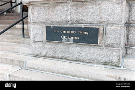 Erie Community College City Campus in downtown Buffalo, New York, USA ...