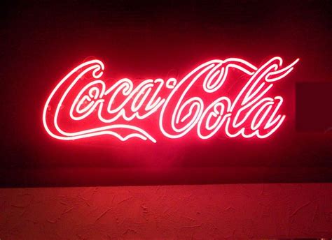 Coca Cola Neon Sign Real Neon Light Rainbow Aesthetic, Aesthetic Colors ...