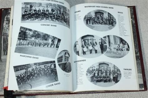 1958 Watervliet High School Yearbook Annual Watervliet Michigan MI ...