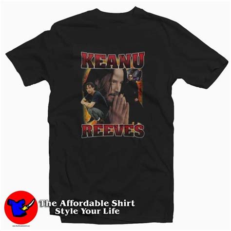 Vintage KEANU REEVES Classic T-Shirt Hip Hop Collection | Shirts ...