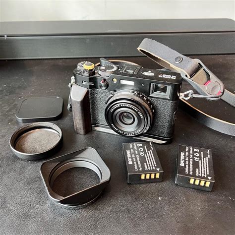 Fuji X100V with accessories, Photography, Cameras on Carousell