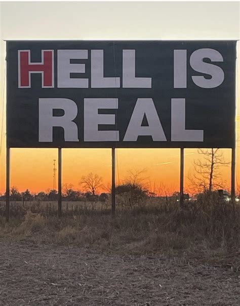 After getting defaced, Ohio's famous Hell is Real billboard repainted ...