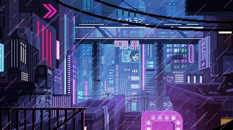 Pixel Art Live Wallpaper Iphone - 1920x1080 Cyberpunk City Pixel Art ...