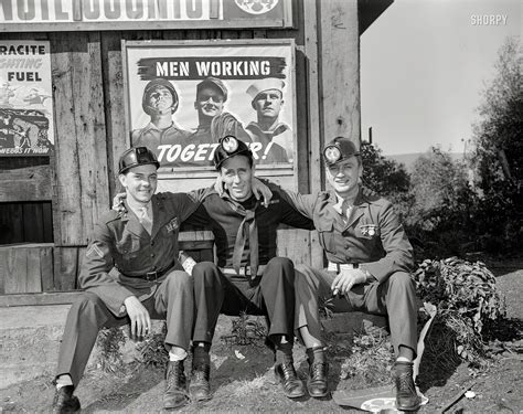 Shorpy Historical Picture Archive :: Men Smoking Together: 1942 high ...