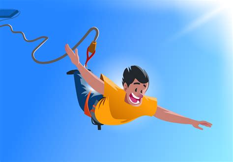 Bungee jumping 155972 Vector en Vecteezy