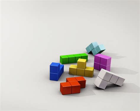 Tetris Colorful Blocks Cubes HD Wallpapers | Desktop Wallpapers