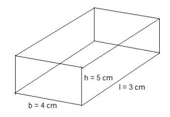 Three dimensions of cuboid are \\[3\\] cm, \\[4\\] cm and \\[5\\] cm ...