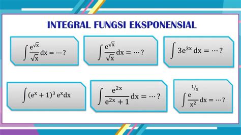 Integral Fungsi Eksponensial Part 1 - YouTube