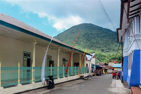 View of Volcano Mountain in Banda Naira Stock Photo - Image of naira ...