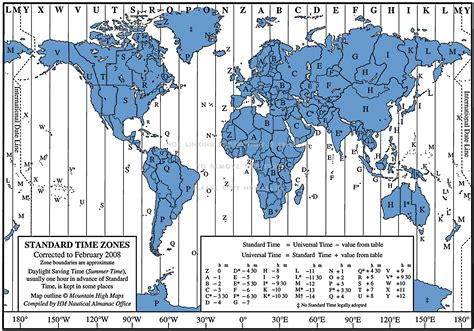 World Time Zone Map Printable - Printable Word Searches