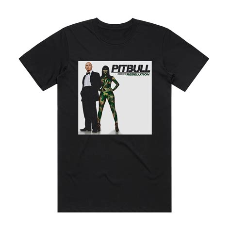 Pitbull Rebelution Album Cover T-Shirt Black – ALBUM COVER T-SHIRTS