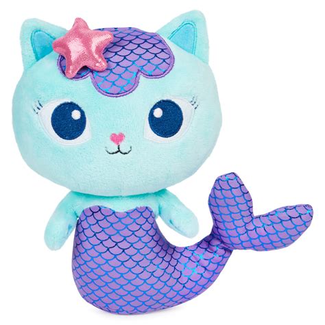 Gabby’s Dollhouse, 8-inch MerCat Purr-ific Plush Toy – Walmart ...