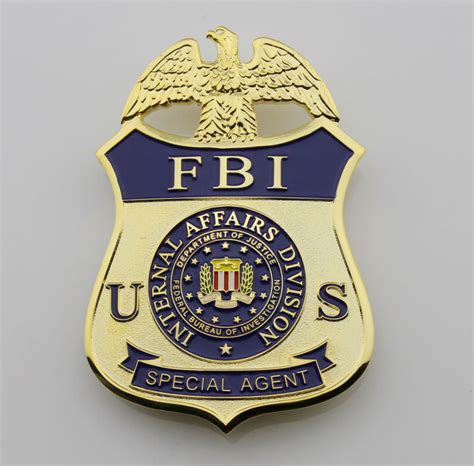 US FBI Special Agent Badge Solid Copper Replica Movie Props – Coin Souvenir