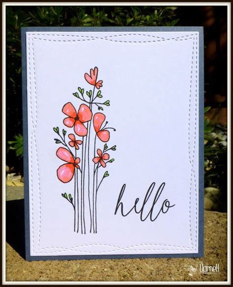 Handmade Flower Greeting Card