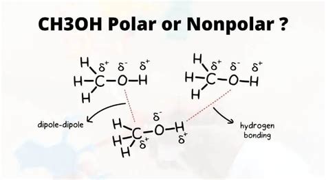 CH3OH Polar or Nonpolar: Methanol Polarity - Geometry of Molecules