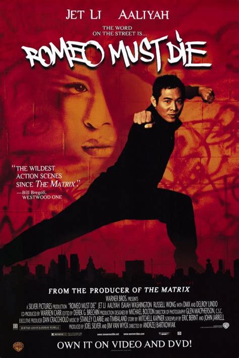 Romeo Must Die 2000 Movie Poster 27x40 Used Jet Li, DMX, Aaliyah ...