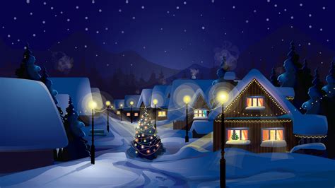 🔥 Download Christmas Village Tree Snow Wallpaper HD by @ashleygriffin ...