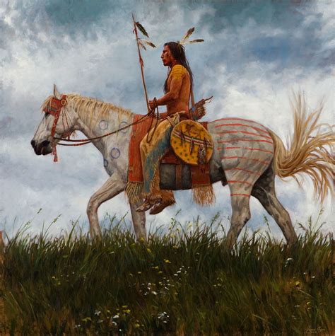 James Ayers paints Native American paintings and sells prints of ...