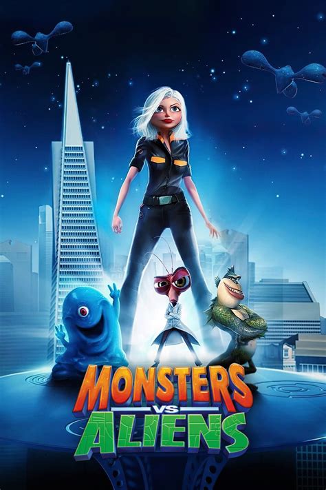 Monsters Vs Aliens Movie Poster Logo