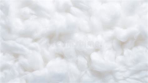 Close-up of White Fluffy Cotton Background, Abstract Luxury Wadding ...