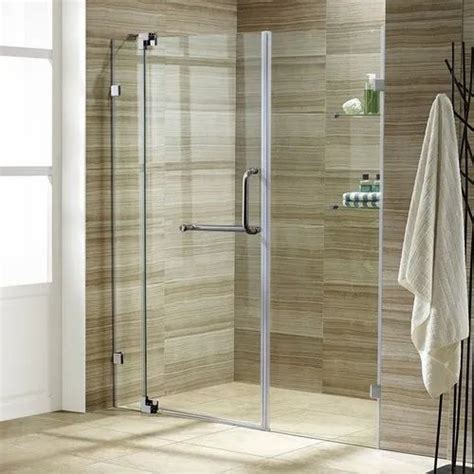 Glass Frameless Shower Enclosure, Dimension/Size: 6 To 8 Feet (height ...