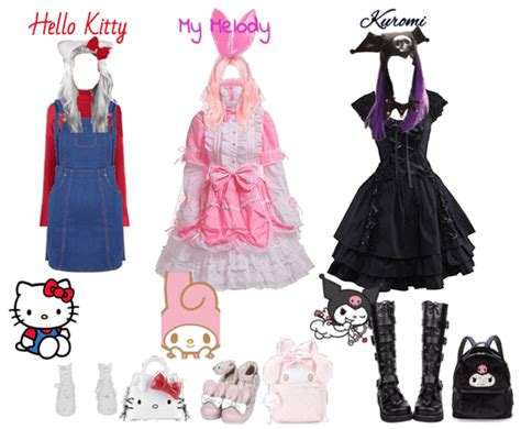 Kuromi & My Melody Outfit | ShopLook | Hello kitty clothes, Cute ...