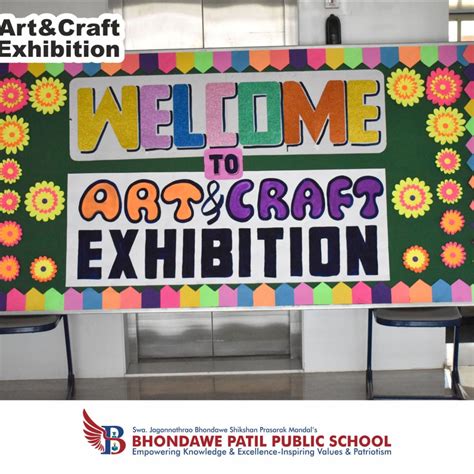 Art And Craft Exhibition - School In Waluj | School exhibition, Book ...