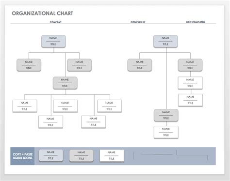 Ms Word Organizational Chart Template Word - Goimages I