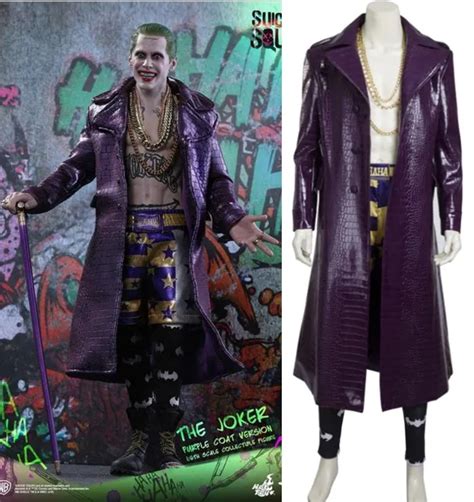 Suicide Squad Joker cosplay Halloween mens costumes-in Movie & TV ...