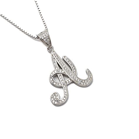 SILVER CLASSIC INITIAL NECKLACE – ByLolita