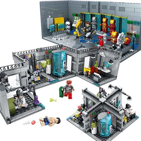 Aliexpress.com : Buy Compatible legoed Tony Stark's Iron Man Dream Lab ...