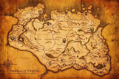 Skyrim Map High Resolution