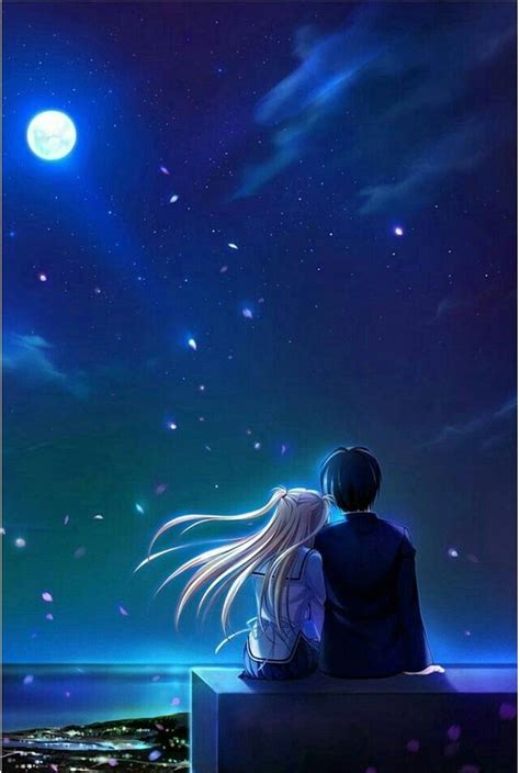 Night Anime Couple , Amazing Anime Couple HD phone wallpaper | Pxfuel