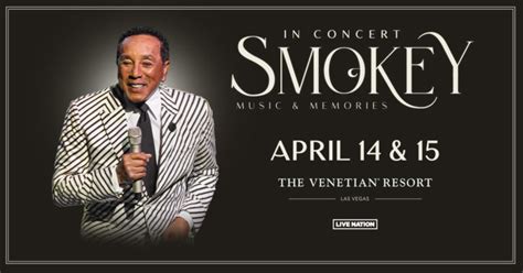 Smokey Robinson Live in Las Vegas - Smooth Jazz and Smooth Soul