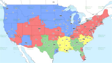 NFL Week 18 coverage map: TV schedule for CBS, Fox regional broadcasts ...