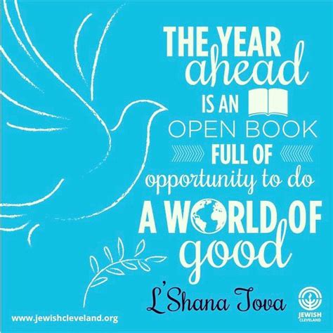 the year ahead is an open book full of opportunity to do a world - of good