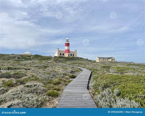 Lighthouse Cape Agulhas Western Cape South Africa Stock Photo - Image ...