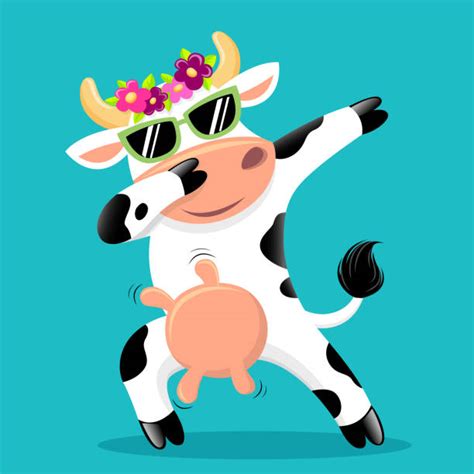 17,800+ Funny Cow Stock Illustrations, Royalty-Free Vector Graphics ...