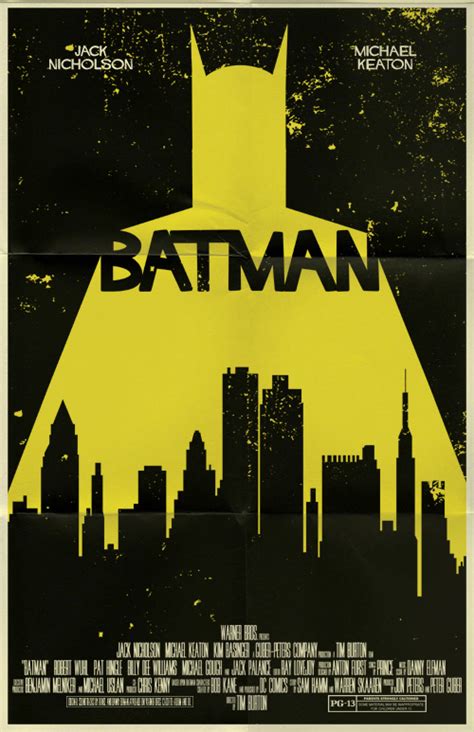 Batman movie poster by markwelser on DeviantArt