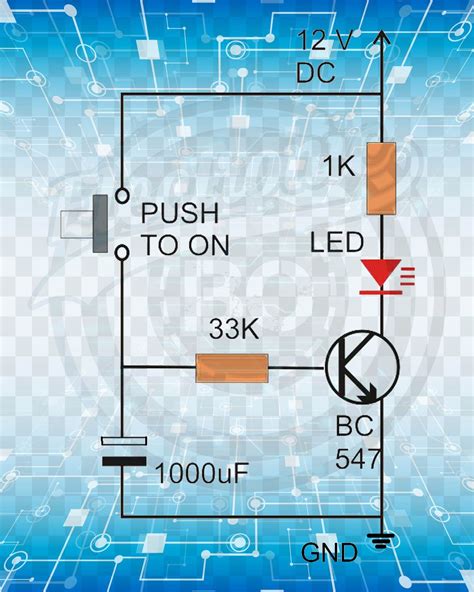 basic delay circuit diagram. | Electronics projects diy, Electronics ...