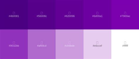 paleta de color morado Dan Flavin, Hexadecimal Color, Color Palette ...