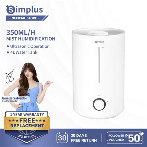 Simplus Humidifier Air Humidifier Aroma Oil Air Diffuser Essential Oil ...