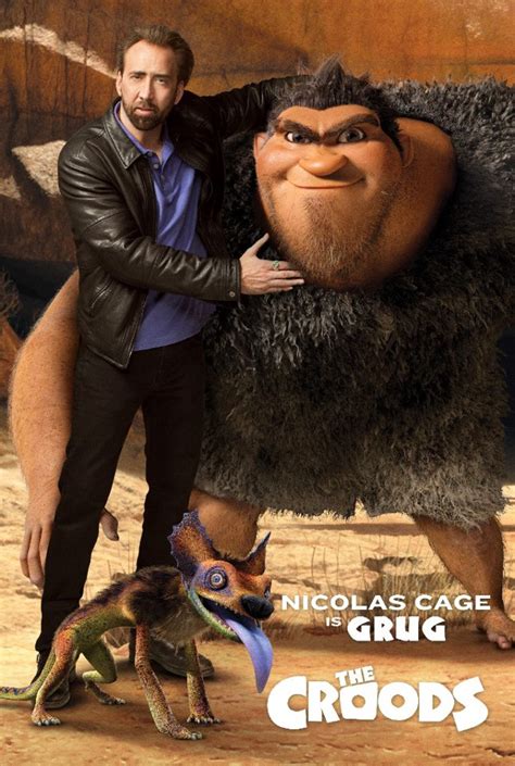 THE CROODS Character Poster Nicolas Cage!